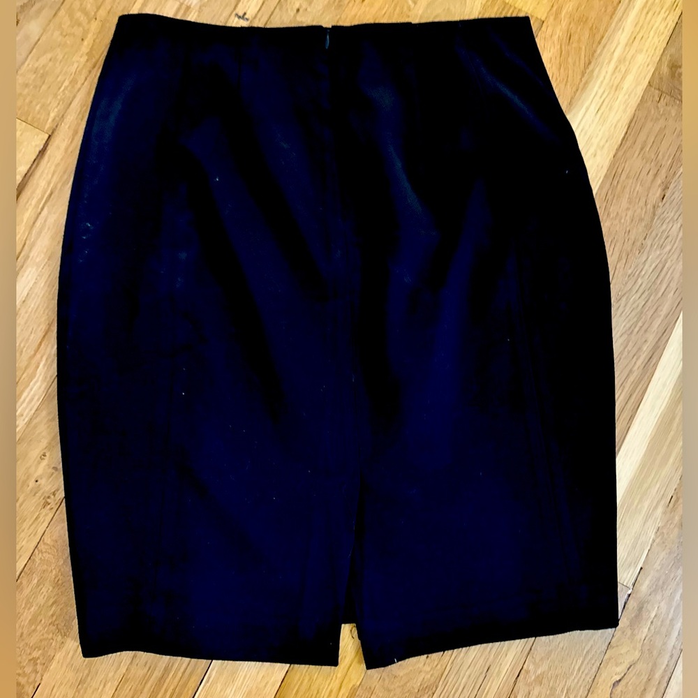 Black midi pencil skirt Express Size 8